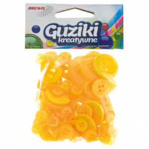 Guziki Brewis 40g Mix Żółte